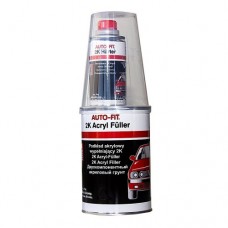 Акриловый грунт для авто c отвердителем AUTO-FIT 2К HS 5+1 черный , 1,2 л