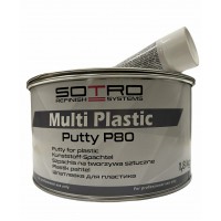 Шпатлевка для пластика SOTRO Multi Plastic P80, 1,8 кг