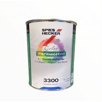 Заполнитель черный для пластика Permacron 1:1 Elastic Primer 3300, 1 л (без отвердителя)