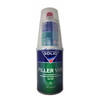 Акриловий грунт наповнювач SOLID FILLER VHS 4+1, чорний, 1 л + 0,25 л